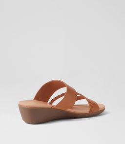 JORJA2 SU DK TAN GUM SOLE LEATHER