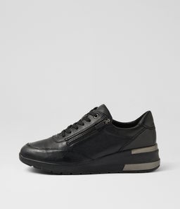 PATTIE SU BLACK BLACK SOLE LEATHER