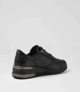 PATTIE SU BLACK BLACK SOLE LEATHER