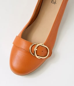 HARPER SU BURNT ORANGE LEATHER