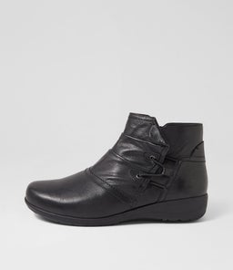 PARISA SU BLACK LEATHER