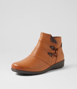 PARISA SU NEW TAN BROWN LEATHER
