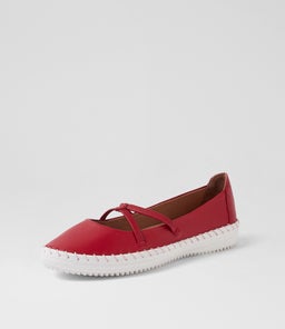 WONDERFUL SU DK RED LEATHER