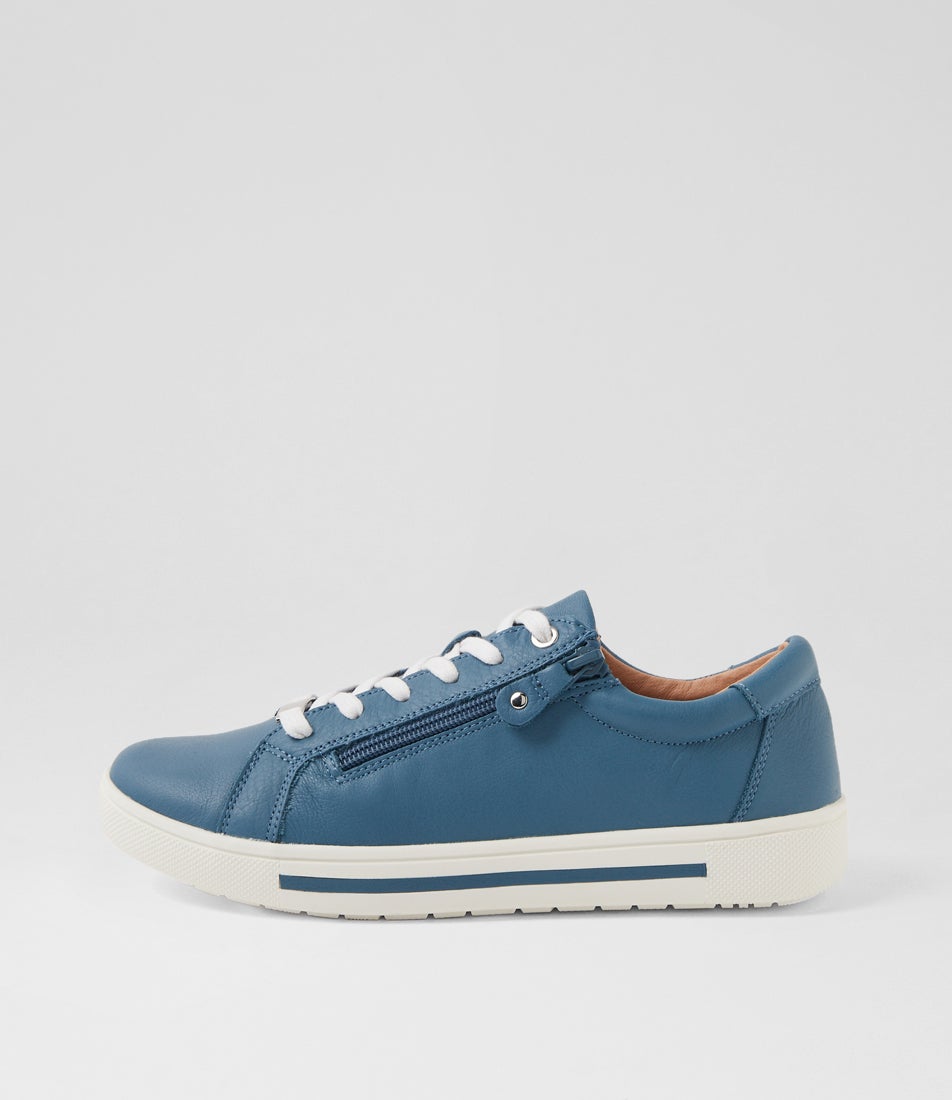 Evone Denim Leather Sneakers