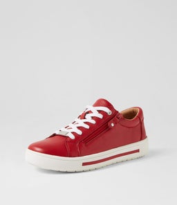 EVONE SU DK RED LEATHER