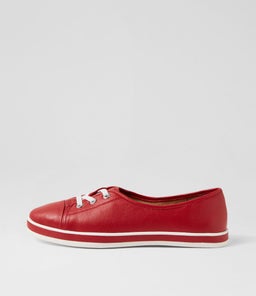 AUGUSTS SU DK RED LEATHER