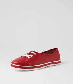 AUGUSTS SU DK RED LEATHER