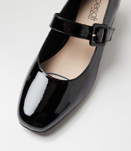 BETHANYS SU BLACK CRINKLE PATENT