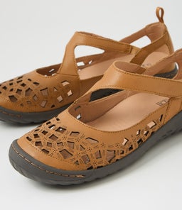 TEASI SU TAN DK BROWN SOLE LEATHER