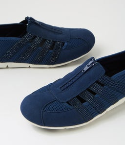 GIBI SU NAVY NAVY JEWEL MESH ELASTIC