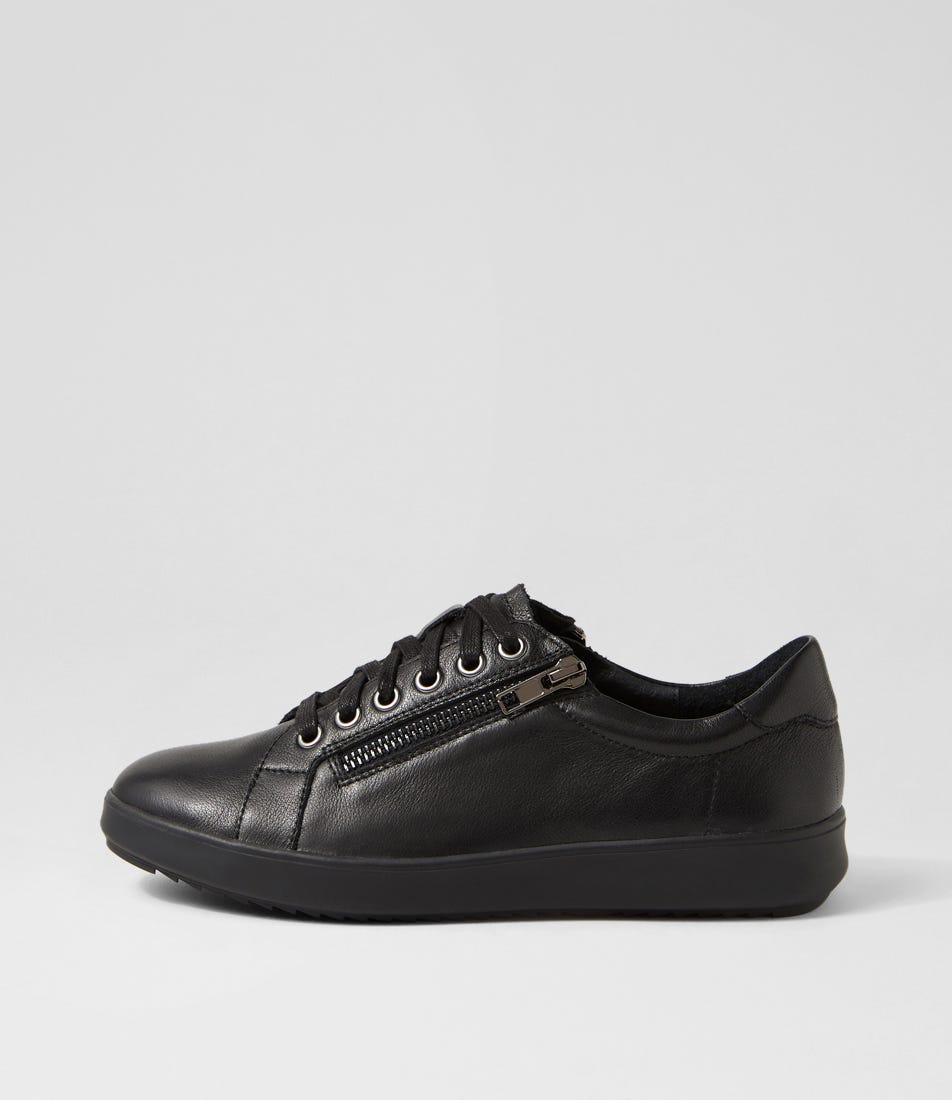 Lillyz Black Leather Sneakers Lillyz Black Leather Sneakers