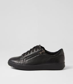 Lillyz Black Leather Sneakers Lillyz Black Leather Sneakers