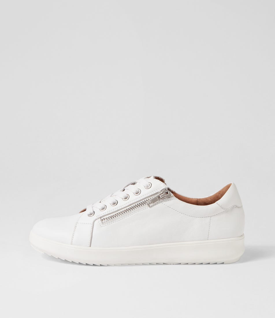 Lillyz White Leather Sneakers