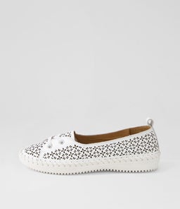 WIN SU WHITE LEATHER