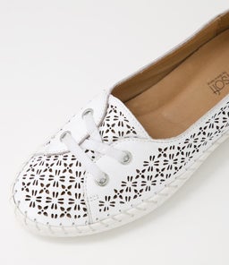 WIN SU WHITE LEATHER