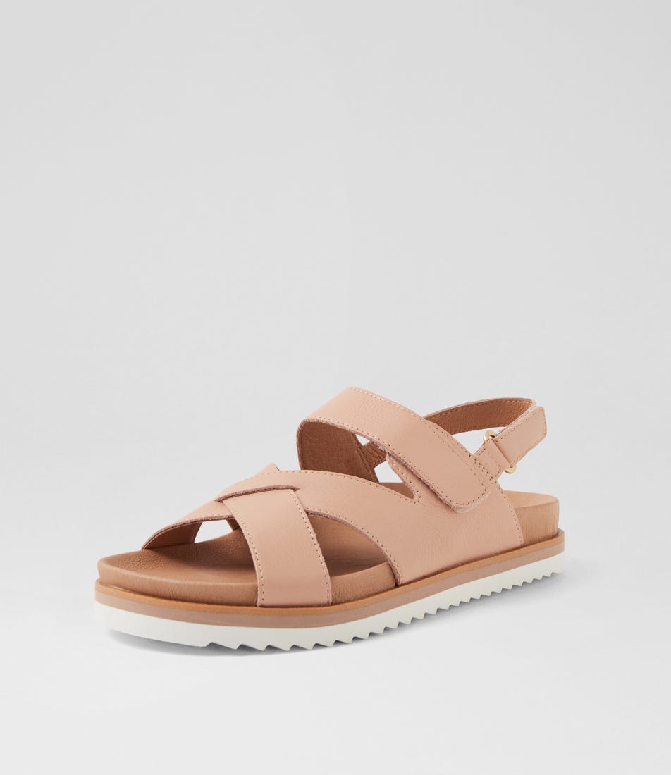 Jesi Dark Nude Leather Sandals Shop Online at Styletread