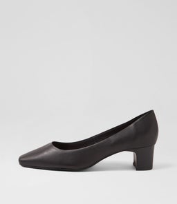 KHLOES SU BLACK BLACK HEEL LEATHER