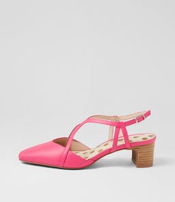 KAYLAS SU CANDY PINK NATURAL HEEL LEATHER
