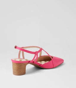KAYLAS SU CANDY PINK NATURAL HEEL LEATHER
