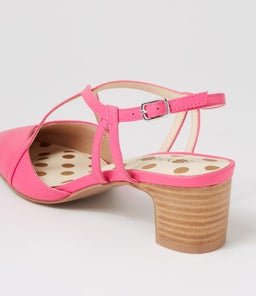 KAYLAS SU CANDY PINK NATURAL HEEL LEATHER
