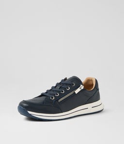 SAMM SU DK BLUE WHITE SOLE LEATHER