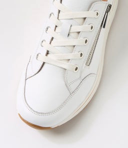 SAMM SU WHITE WHITE SOLE LEATHER
