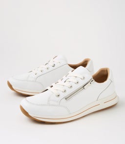 SAMM SU WHITE WHITE SOLE LEATHER