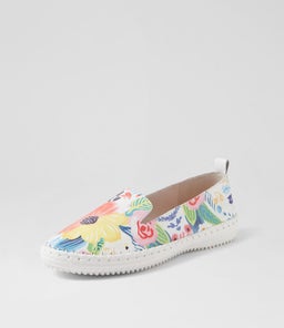 WOWER SU WHITE BLOOM LEATHER