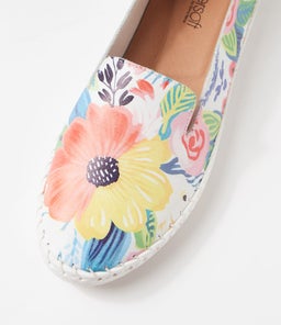 WOWER SU WHITE BLOOM LEATHER
