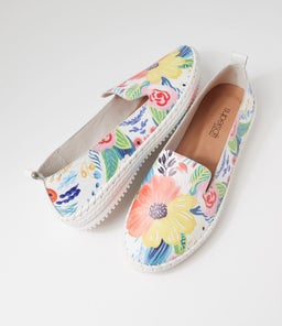 WOWER SU WHITE BLOOM LEATHER