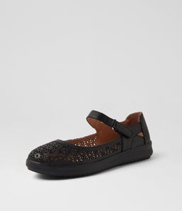ZELINDA SU BLACK BLACK SOLE LEATHER
