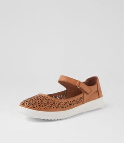 ZELINDA SU DK TAN LEATHER