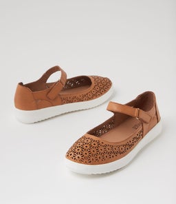 ZELINDA SU DK TAN LEATHER