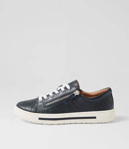 EQUALLY SU NAVY LEATHER