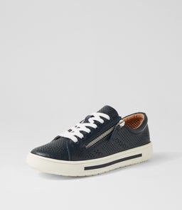 EQUALLY SU NAVY LEATHER