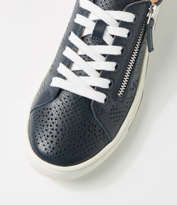 EQUALLY SU NAVY LEATHER