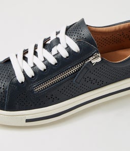 EQUALLY SU NAVY LEATHER