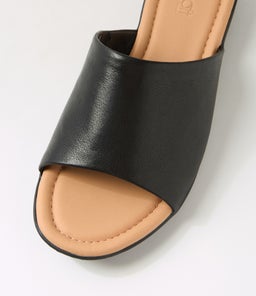 BENNETS SU BLACK BLACK SOLE LEATHER