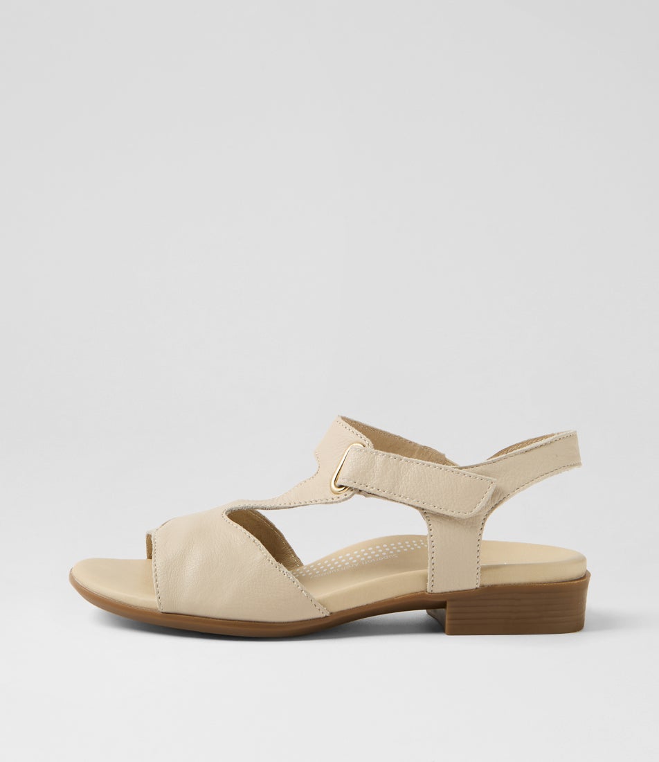 Coras Almond Leather Sandals