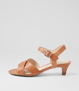 DELICOUSY SU DK TAN NATURAL HEEL LEATHER