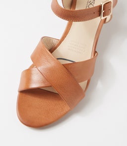 DELICOUSY SU DK TAN NATURAL HEEL LEATHER
