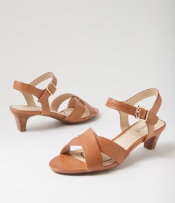 DELICOUSY SU DK TAN NATURAL HEEL LEATHER