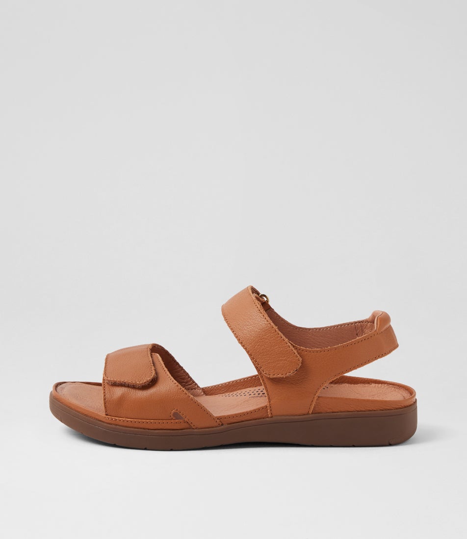 Kendals Dark Tan Gum Leather Sandals Kendals Dark Tan Gum Leather Sandals