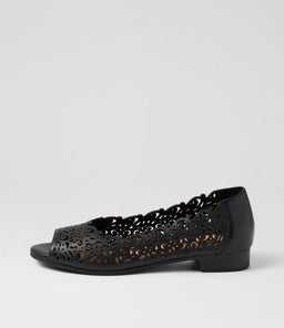 PARRISA SU BLACK LEATHER