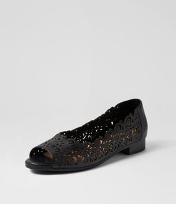 PARRISA SU BLACK LEATHER