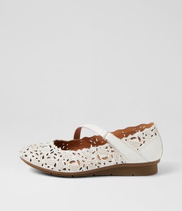 PARKEI SU OFF WHITE LEATHER