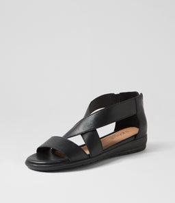 FLORAS SU BLACK BLACK SOLE LEATHER