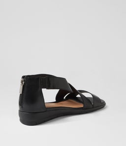 FLORAS SU BLACK BLACK SOLE LEATHER