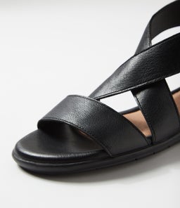FLORAS SU BLACK BLACK SOLE LEATHER