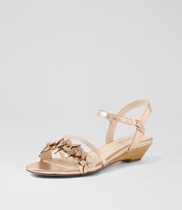 BLOSSUMS SU PALE ROSE GOLD LEATHER